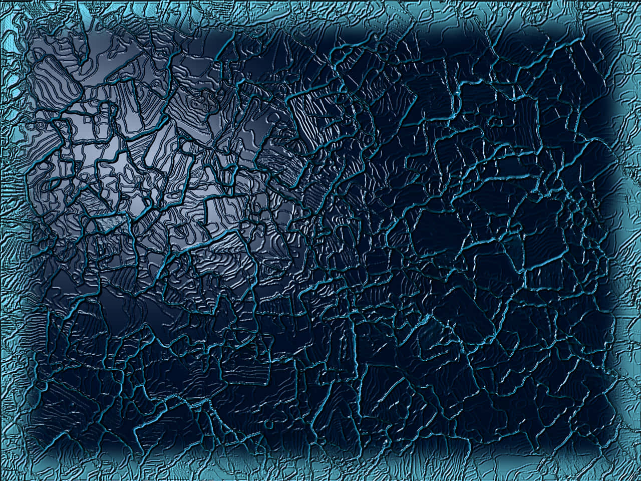 Abstract Cracked Glass Texture Background