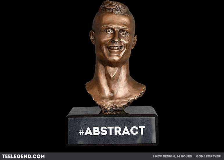 Abstract Cristiano Ronaldo Bust