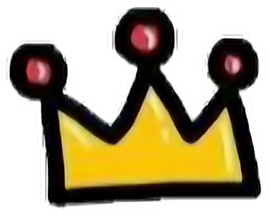 Abstract Crown Doodle Art