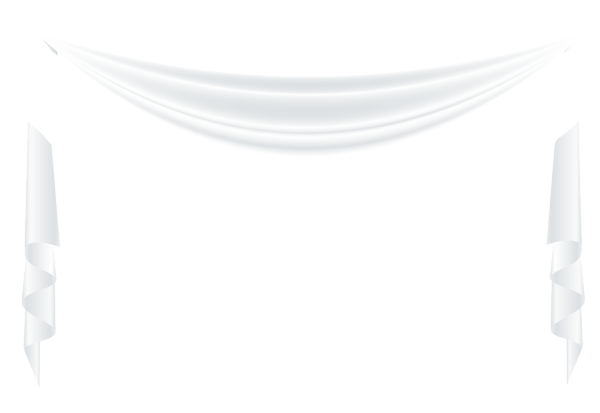 Abstract Curved White Bannerand Coneson Black Background