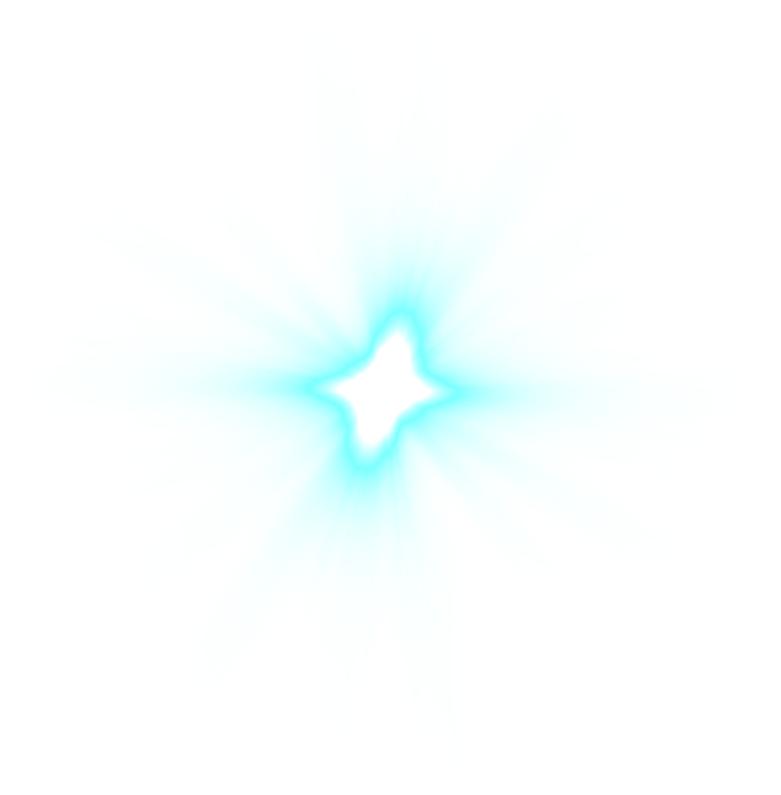 Abstract Cyan Explosion