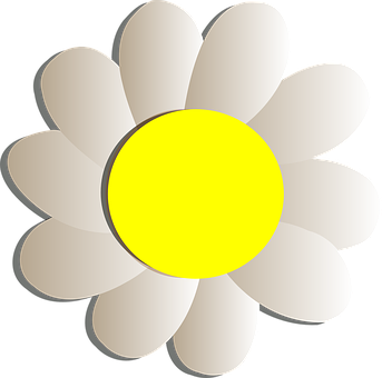 Abstract Daisy Graphic