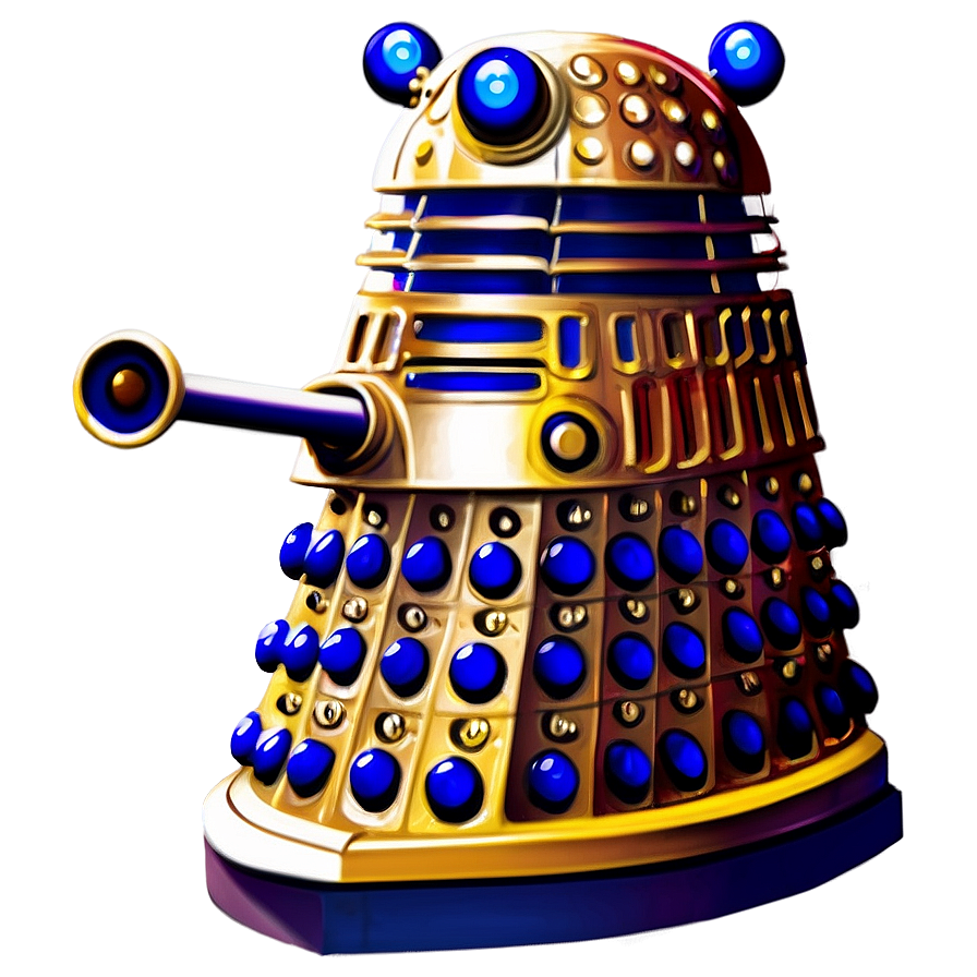 Abstract Dalek Artwork Png 06242024