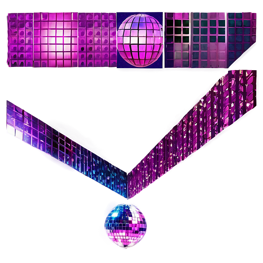 Abstract Disco Ball Design