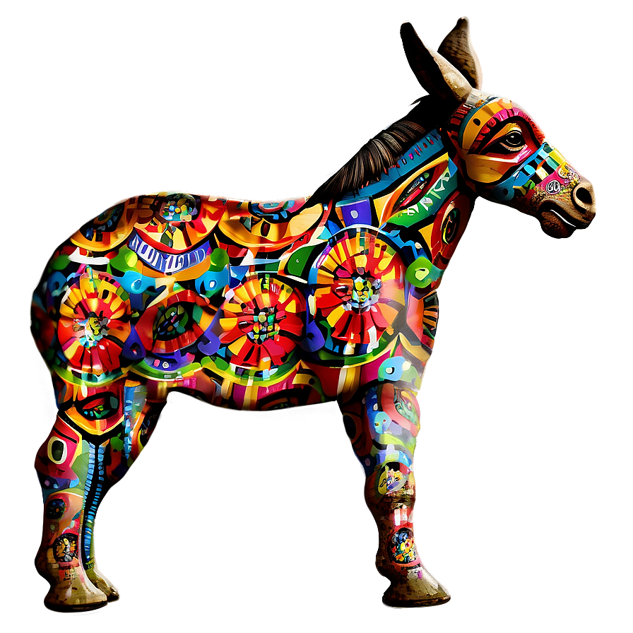 Abstract Donkey Art Png 48