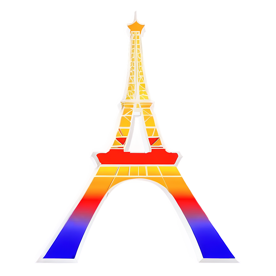 Abstract Eiffel Tower Design Png Aom