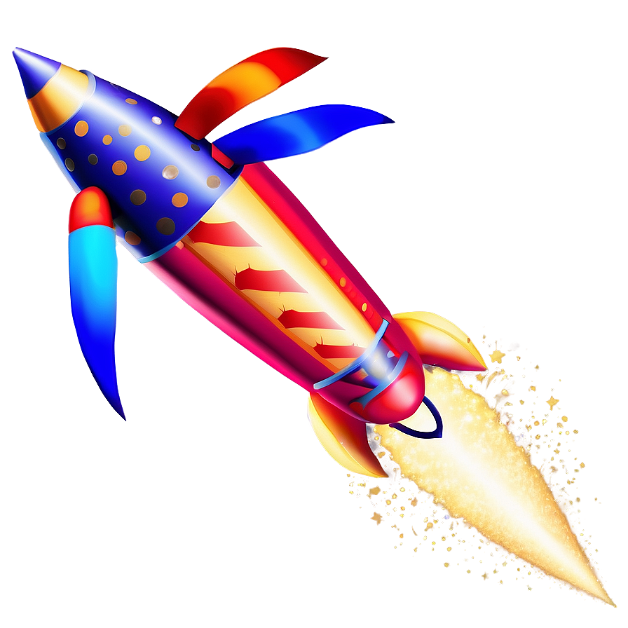 Abstract Firework Rocket Png Cjr6