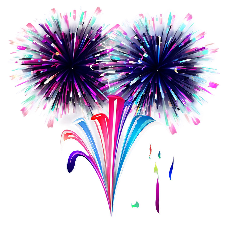 Abstract Fireworks Png Ict