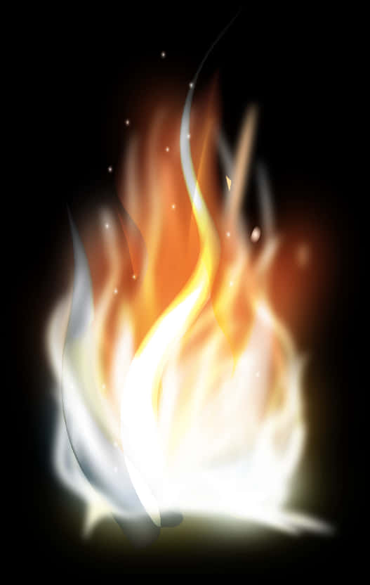 Abstract_ Flame_ Illustration