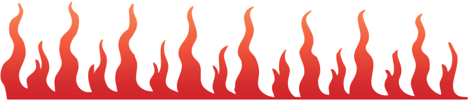 Abstract Flame Pattern Vector