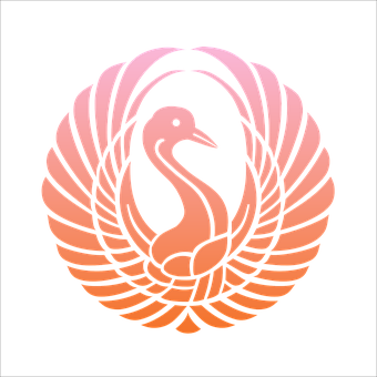 Abstract Flamingo Art