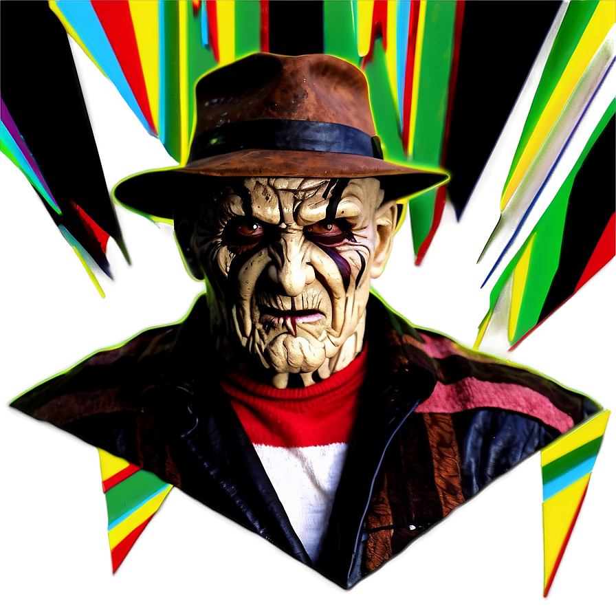 Abstract Freddy Krueger Png 05232024