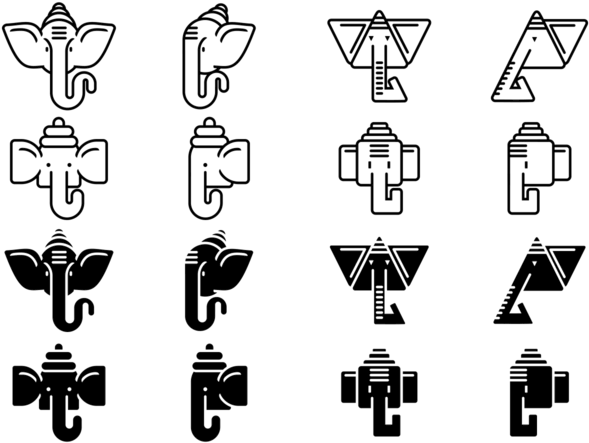 Abstract_ Ganesh_ Symbols
