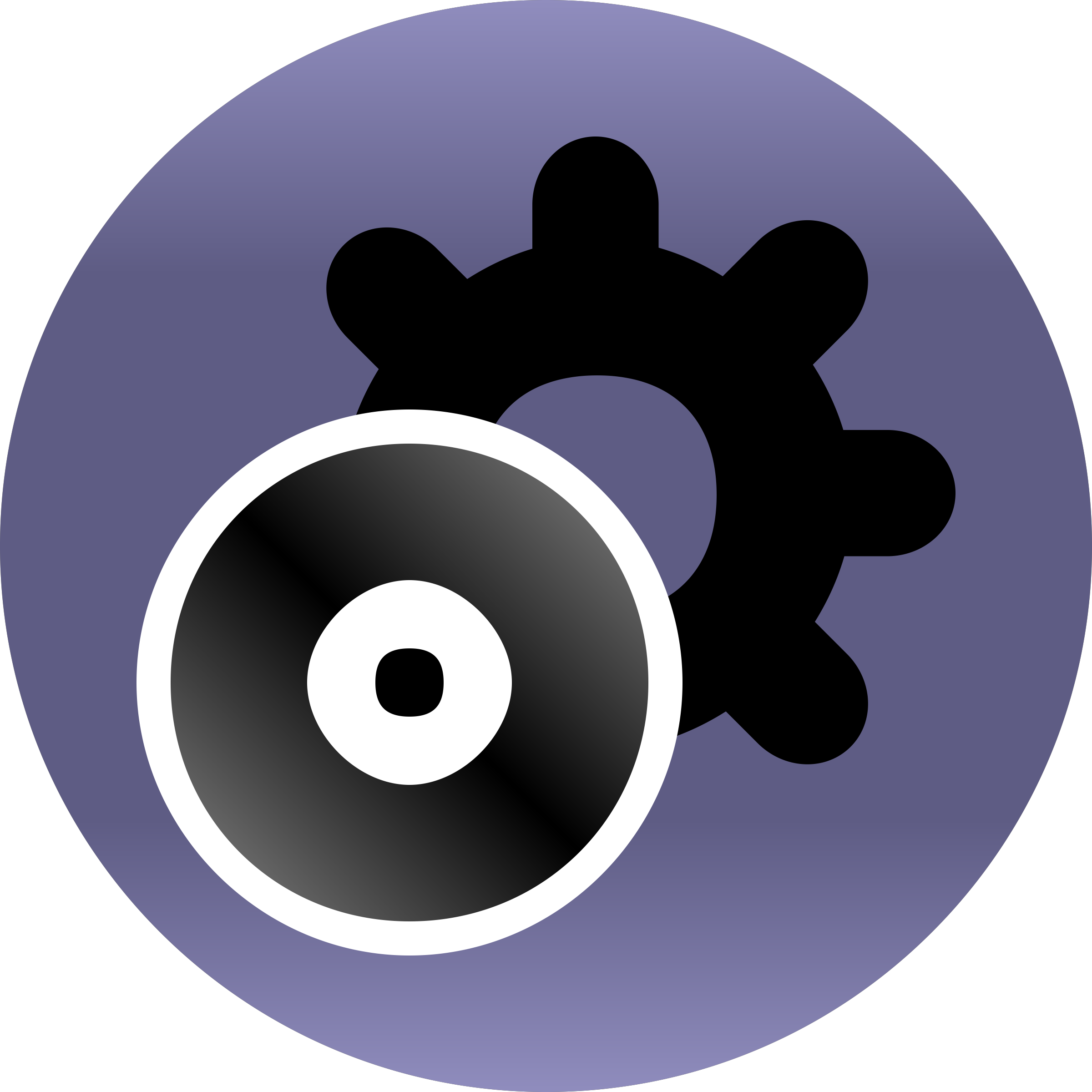 Abstract Gearand Speaker Icon