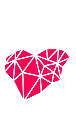 Abstract Geometric Apple Design