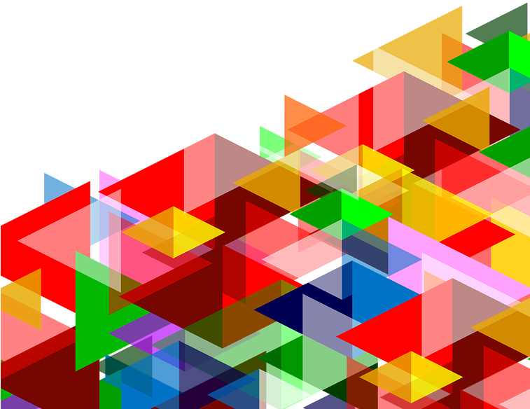 Abstract Geometric Color Blocks