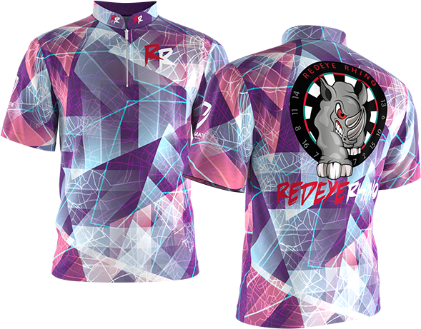 Abstract Geometric Pattern Sport Shirt Design