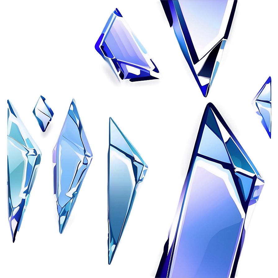 Abstract Glass Shards Png Tbt