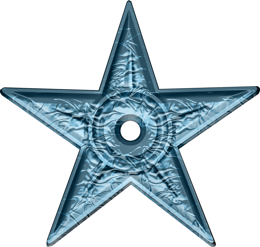 Abstract Glass Star