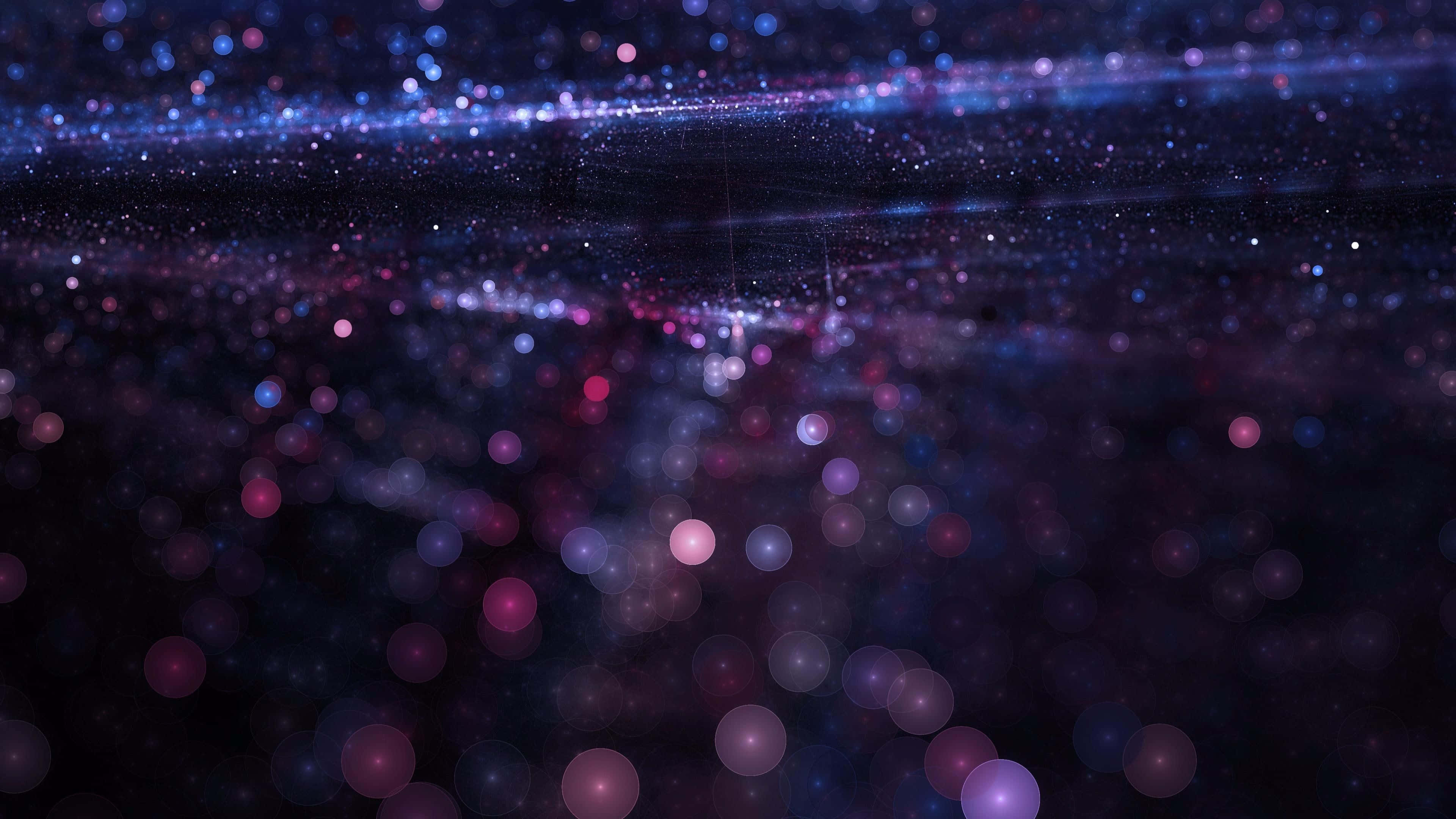Abstract Glittering Bokeh Background
