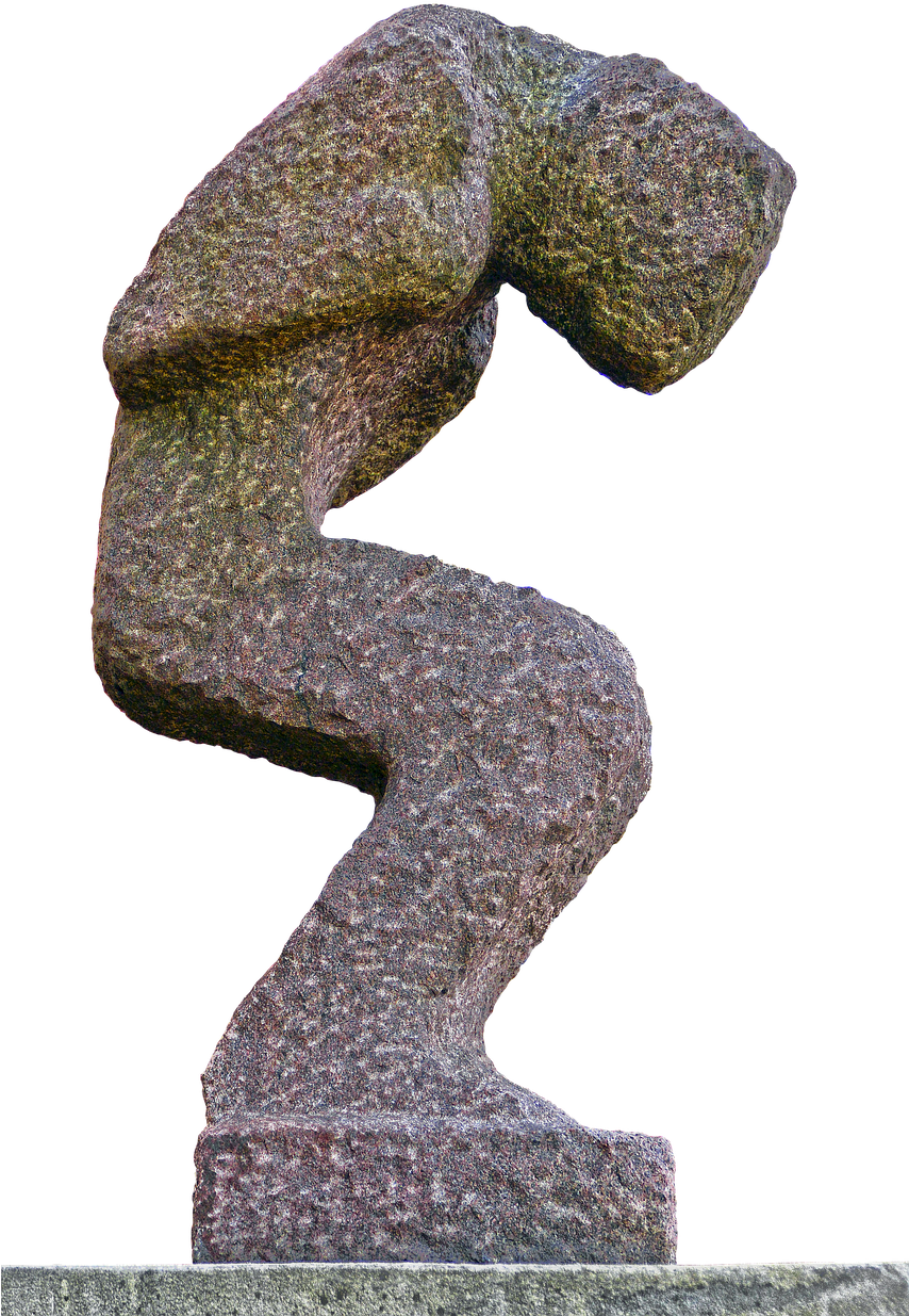 Abstract Granite Sculpture