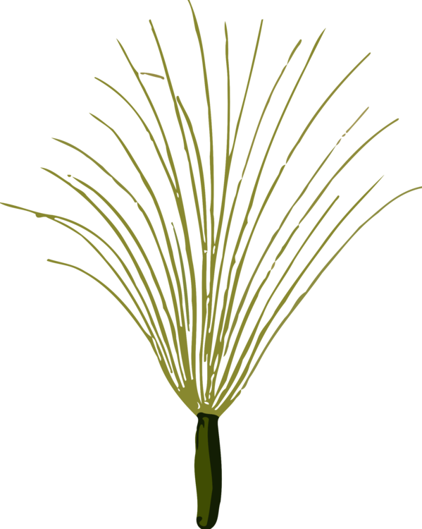 Abstract Grass Flower Illustration