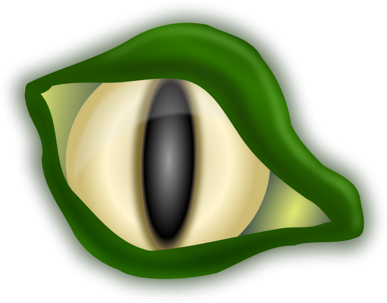 Abstract Green Eye Clipart