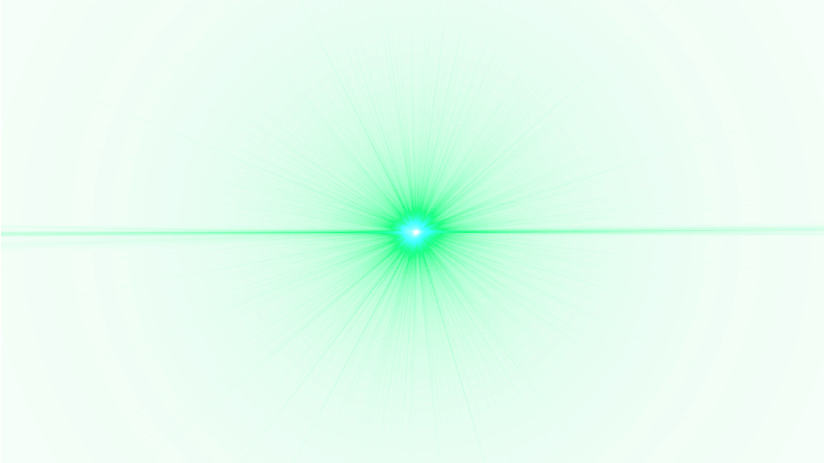 Abstract Green Light Burst