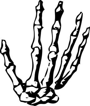 Abstract Hand Silhouette