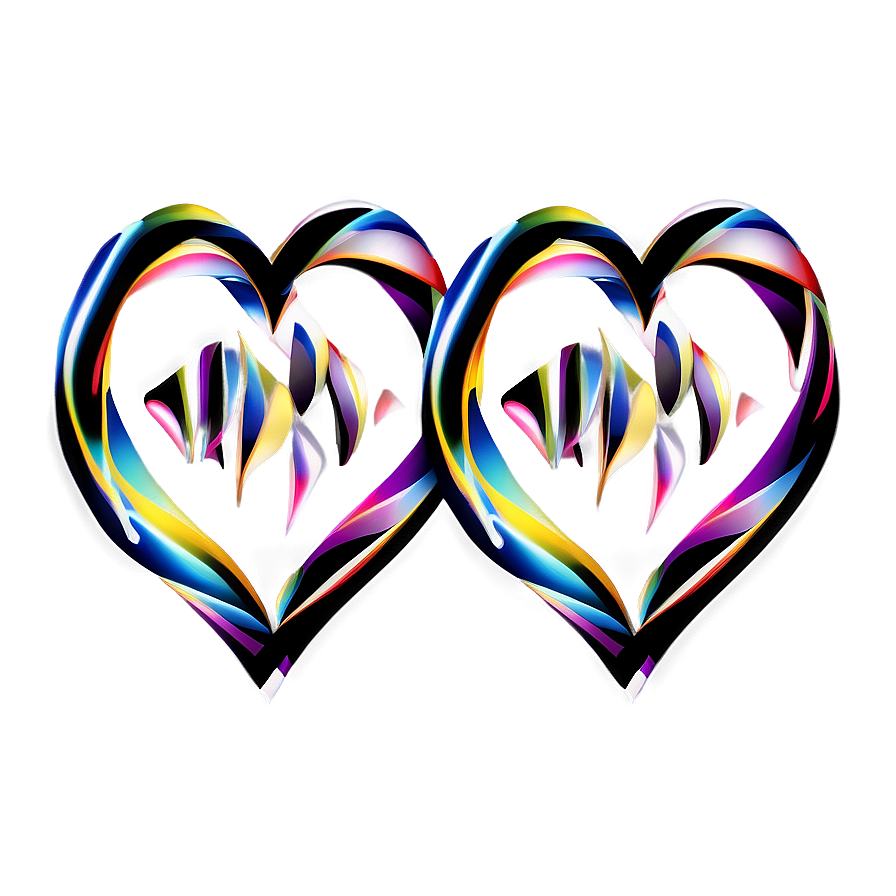 Abstract Heart Line Pattern Png Jxn