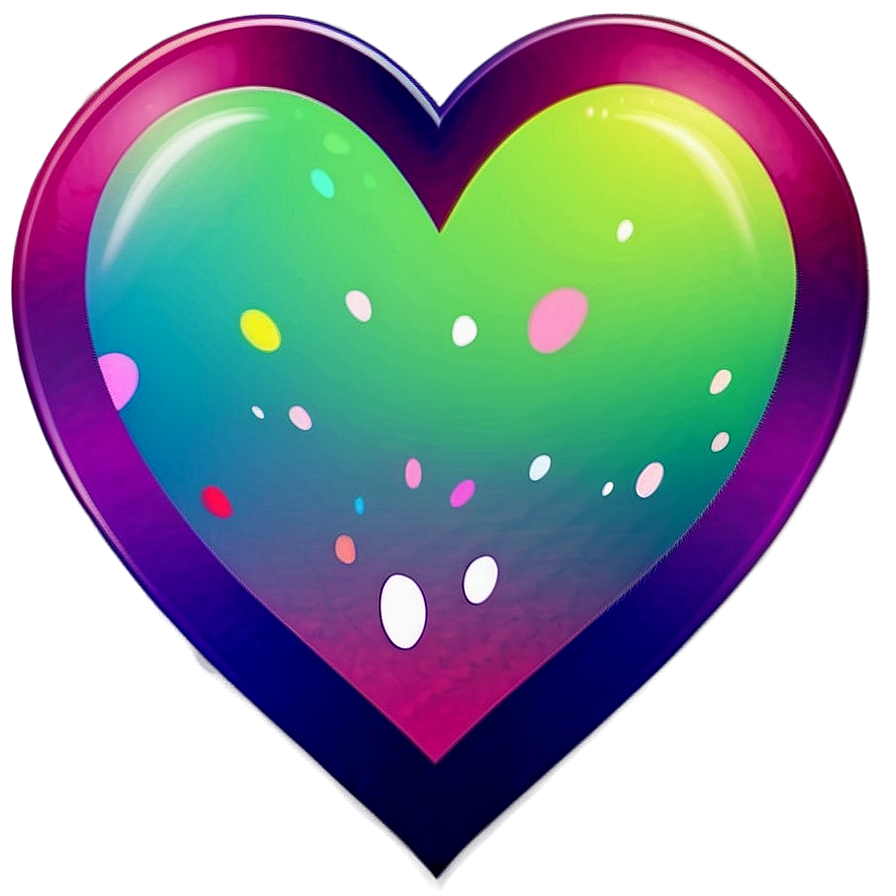 Abstract Heart Shape Png 05252024