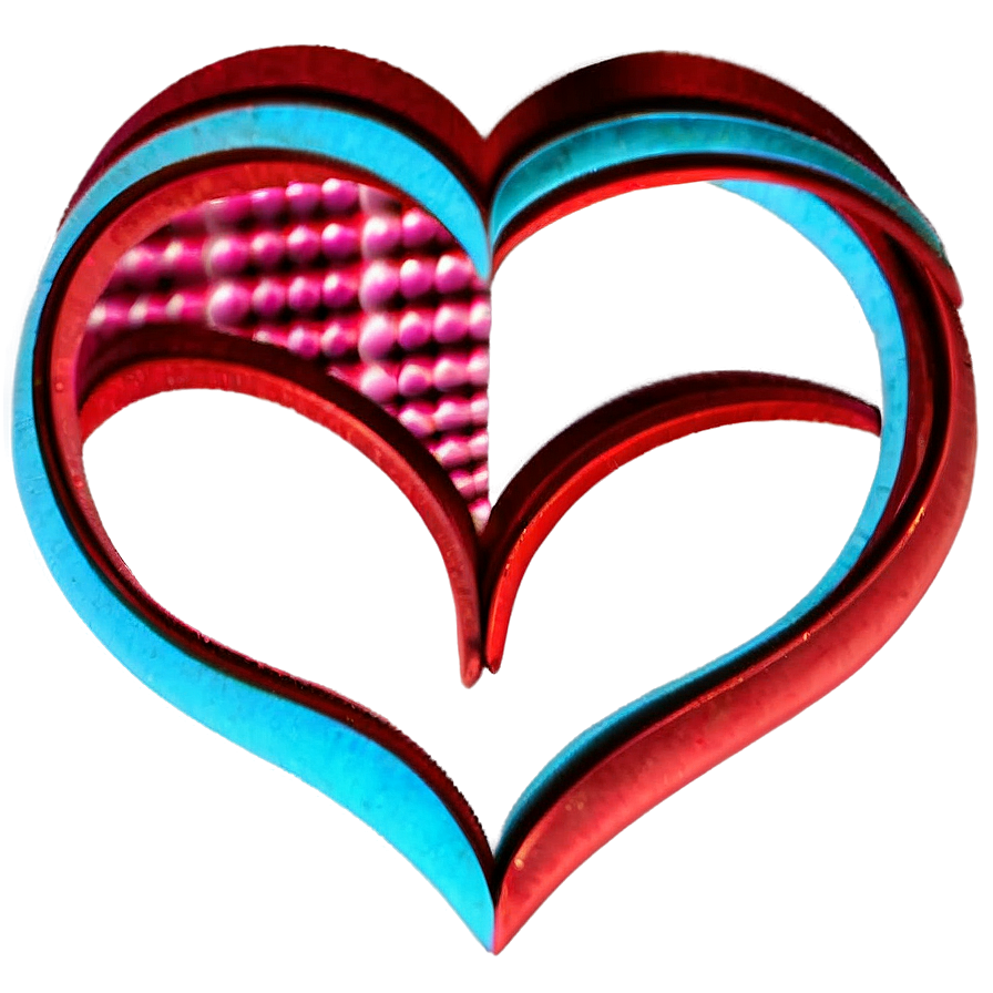 Abstract Hearts Png 13