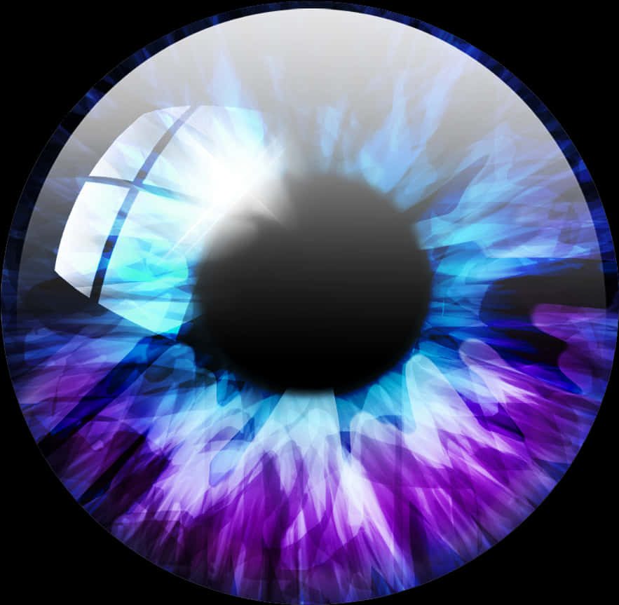 Abstract Iris Eye Art