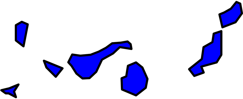 Abstract Island Map Vector