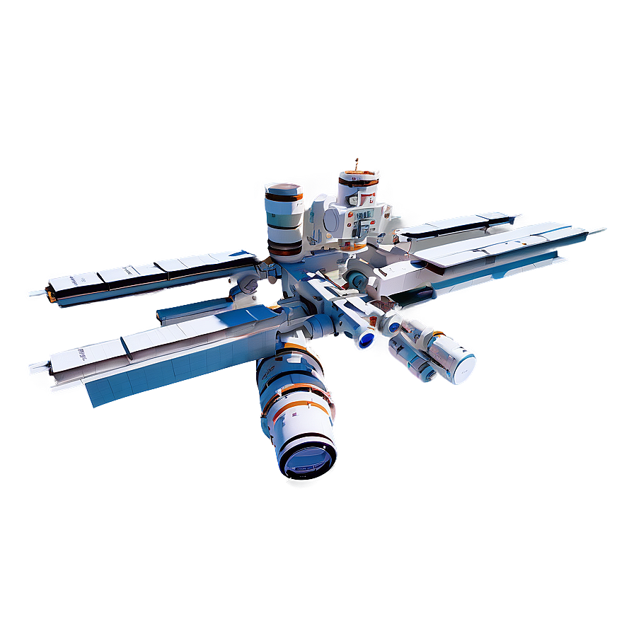 Abstract Iss In Space Art Png 06282024