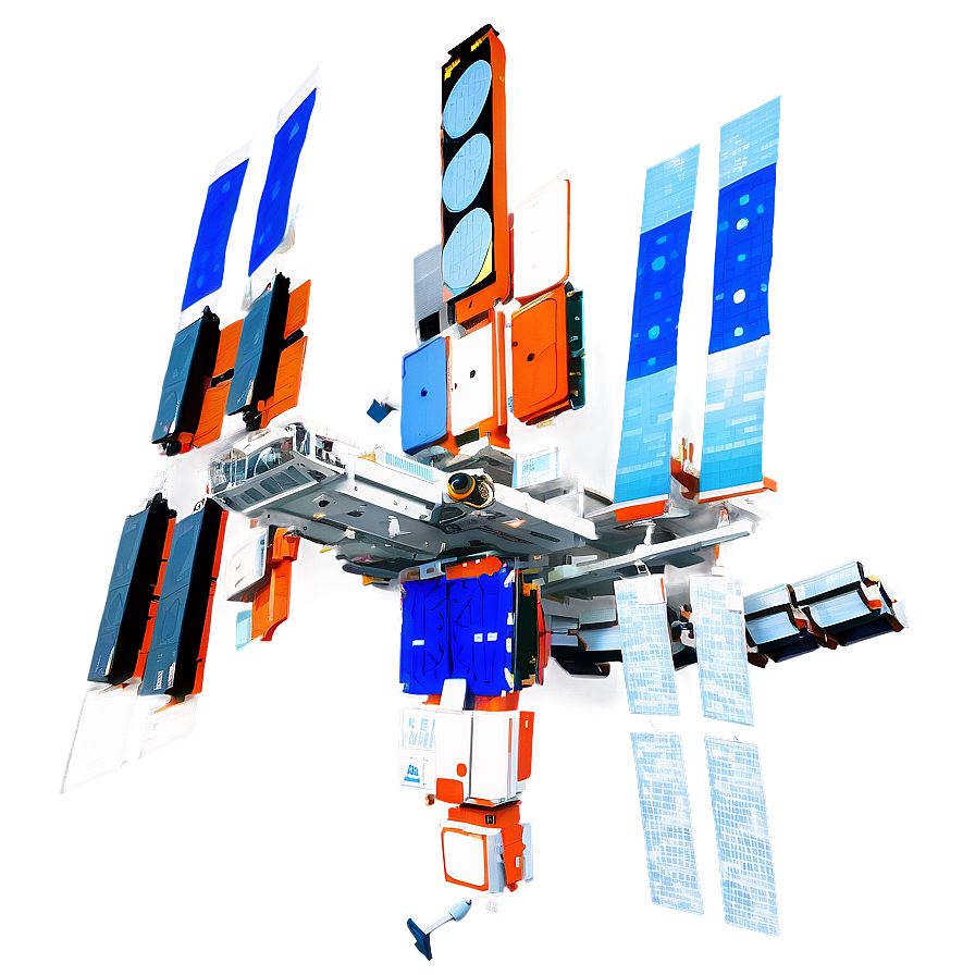 Abstract Iss In Space Art Png 73