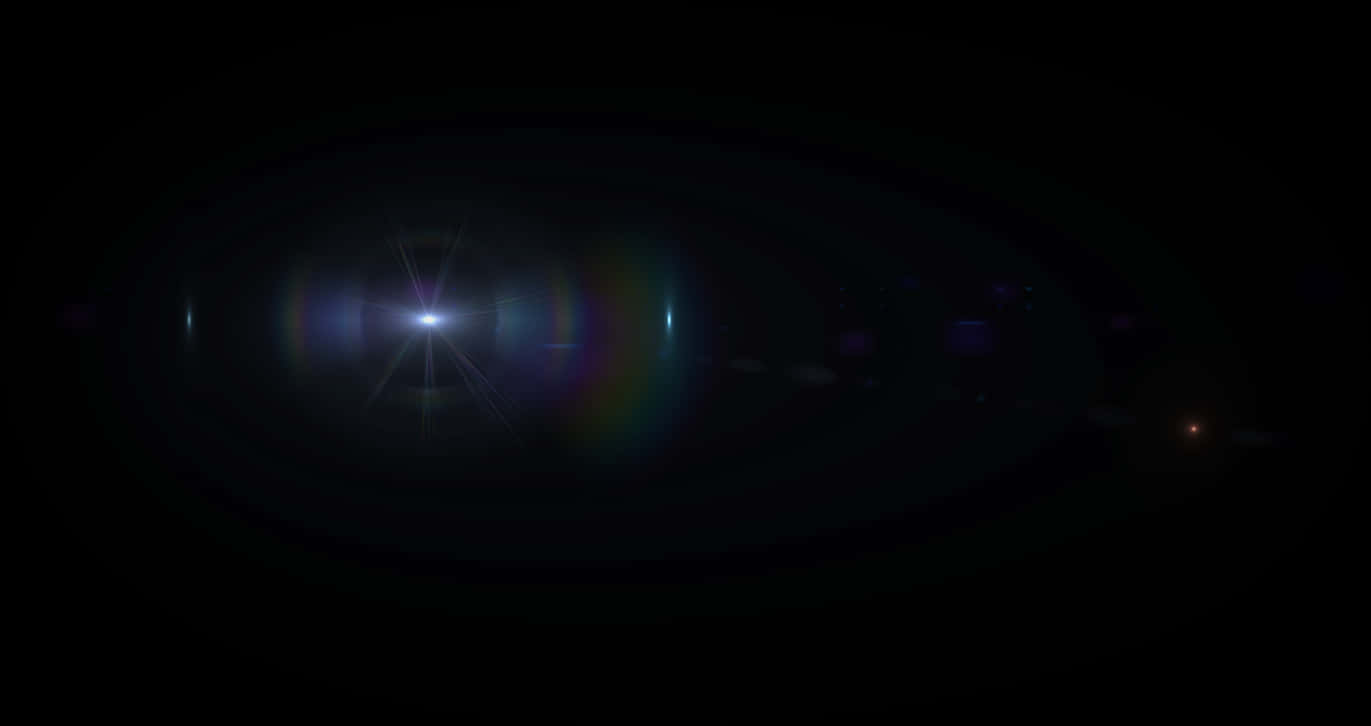 Abstract Lens Flare Effect