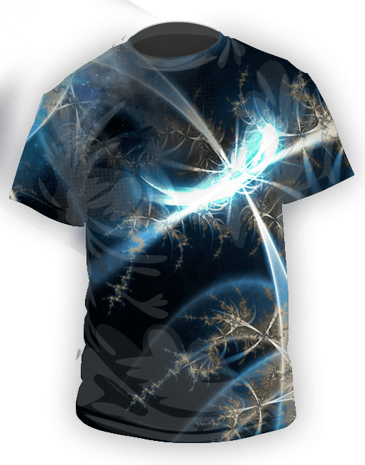 Abstract Light Design T Shirt Template