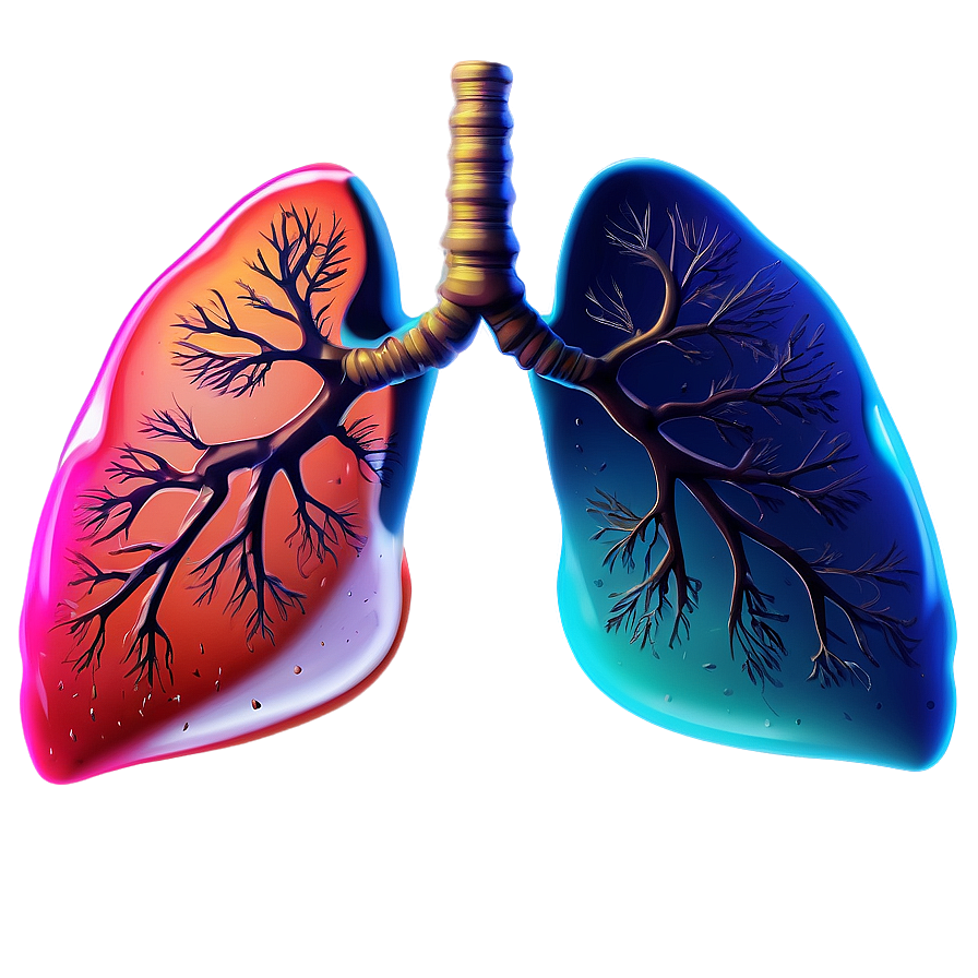 Abstract Lungs Design Png 05232024