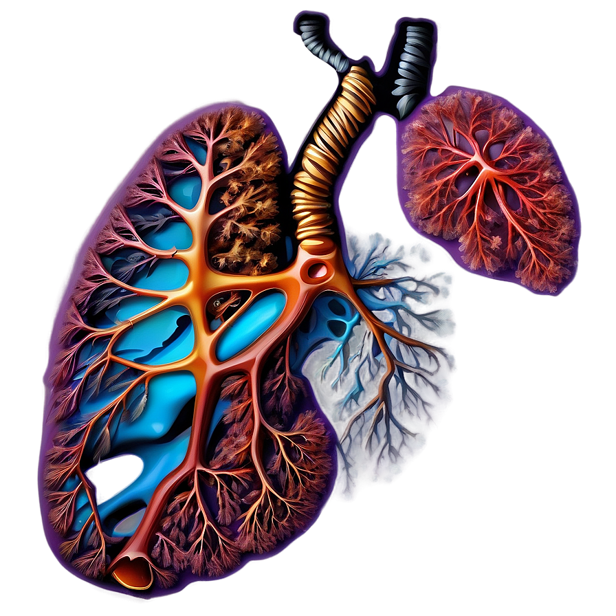 Abstract Lungs Design Png Ohi