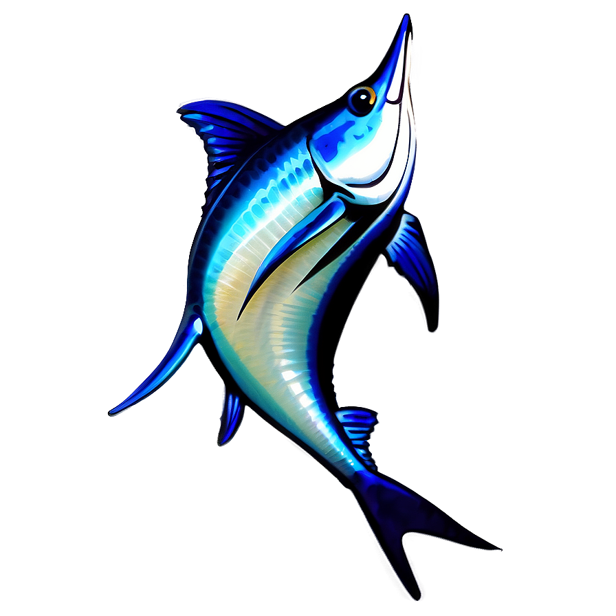 Abstract Marlin Art Png 06242024