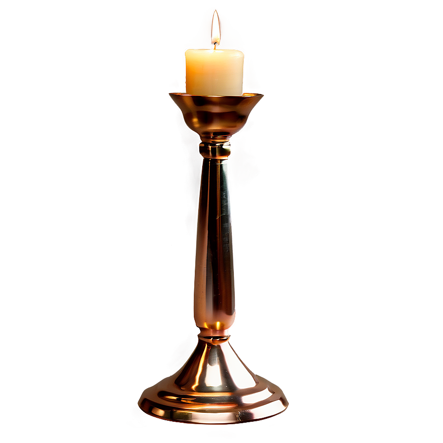 Abstract Metal Candlestick Png 06262024