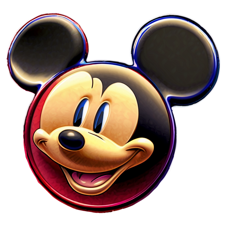 Abstract Mickey Mouse Outline Png 51