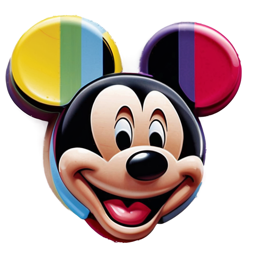 Abstract Mickey Mouse Outline Png Tly51