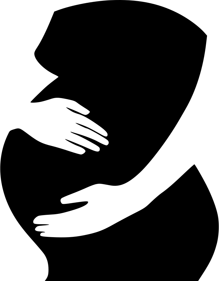 Abstract Motherand Child Embrace