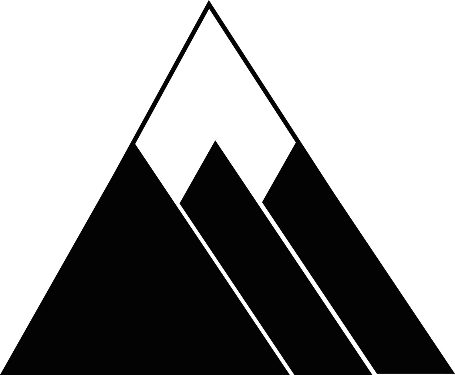 Abstract Mountain Peak Vector