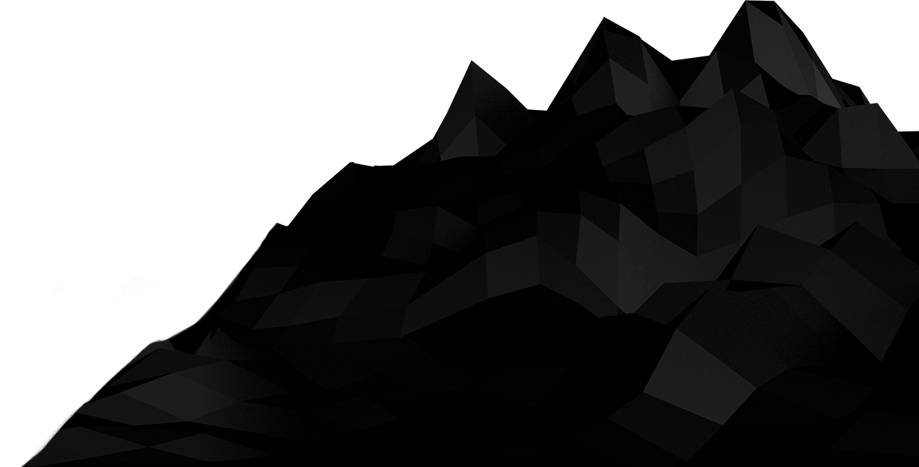Abstract Mountain Silhouette
