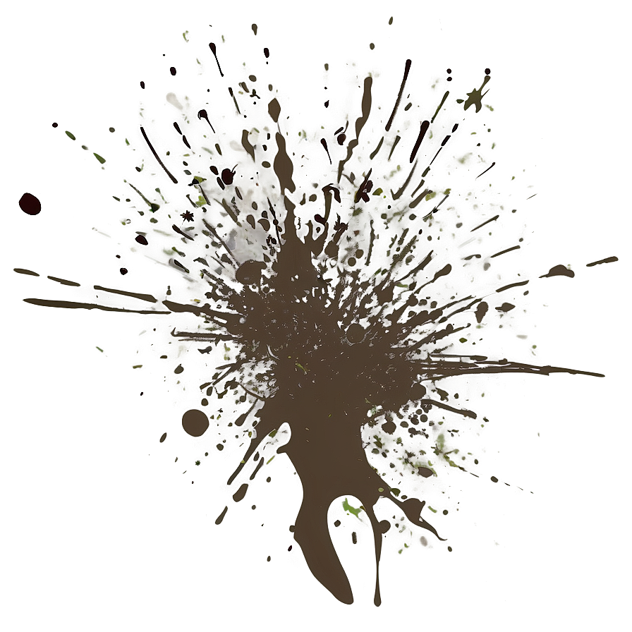 Abstract Mud Splatter Art Png 06262024