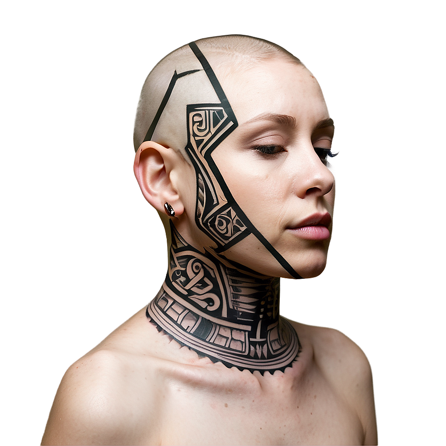 Abstract Neck Tattoo Diagrams Png Pse