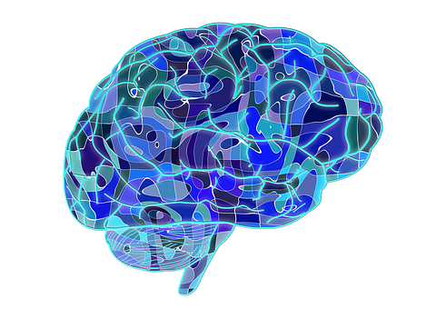 Abstract Neural Network Brain Illustration